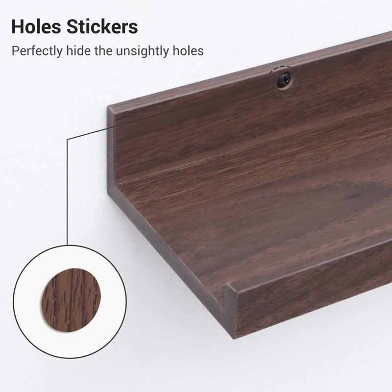 Ebern Designs Floating Shelf for Bathroom,Living Room & Reviews Wayfair